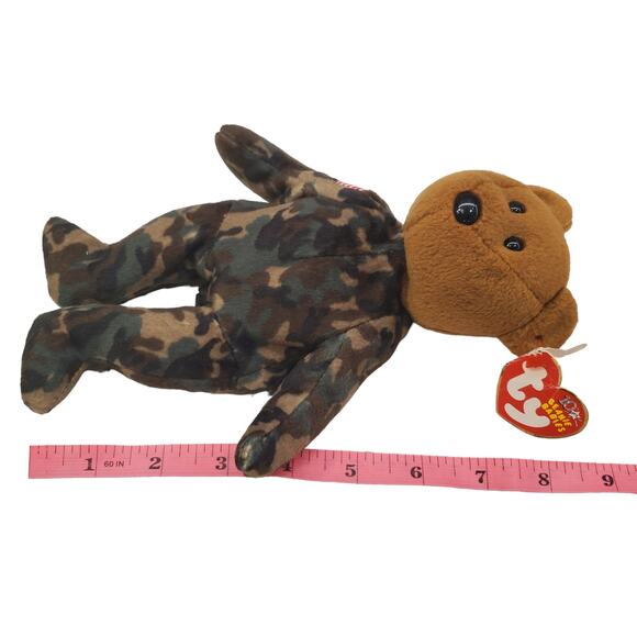 Ty Beanie Babies Hero Military Bear USO Vintage Military Support Bears - Picture 9 of 10